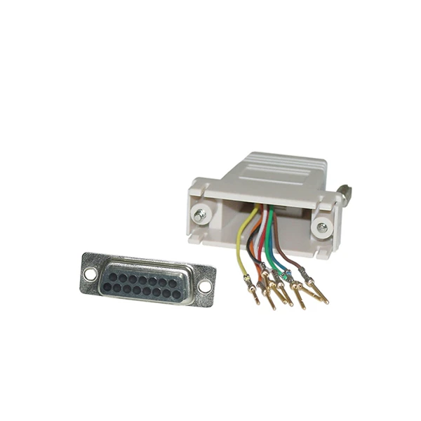 DB15 Female To RJ45 Computer Adaptor